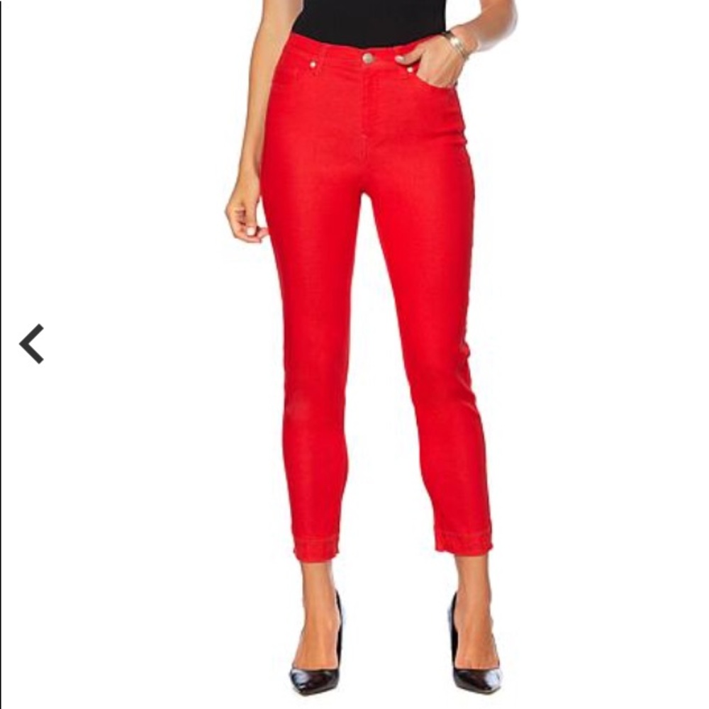 DG2 Red Capri Jeans 16P